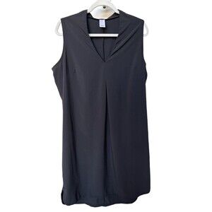 Livi Active Black Sleeveless Sporty Dress 14 16